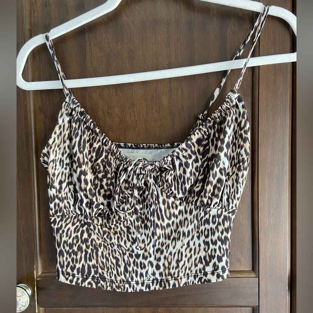 Medium Urban Outfitters cheetah crop top